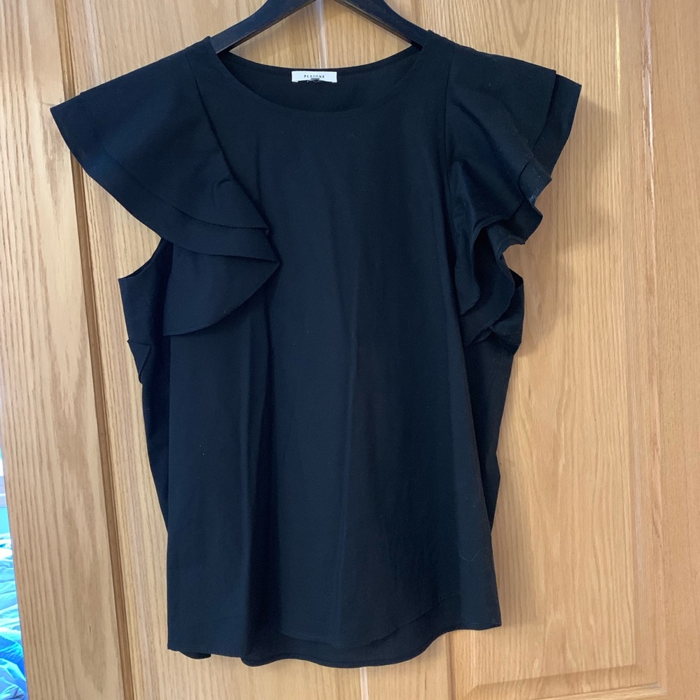 Pleione Black Work Blouse